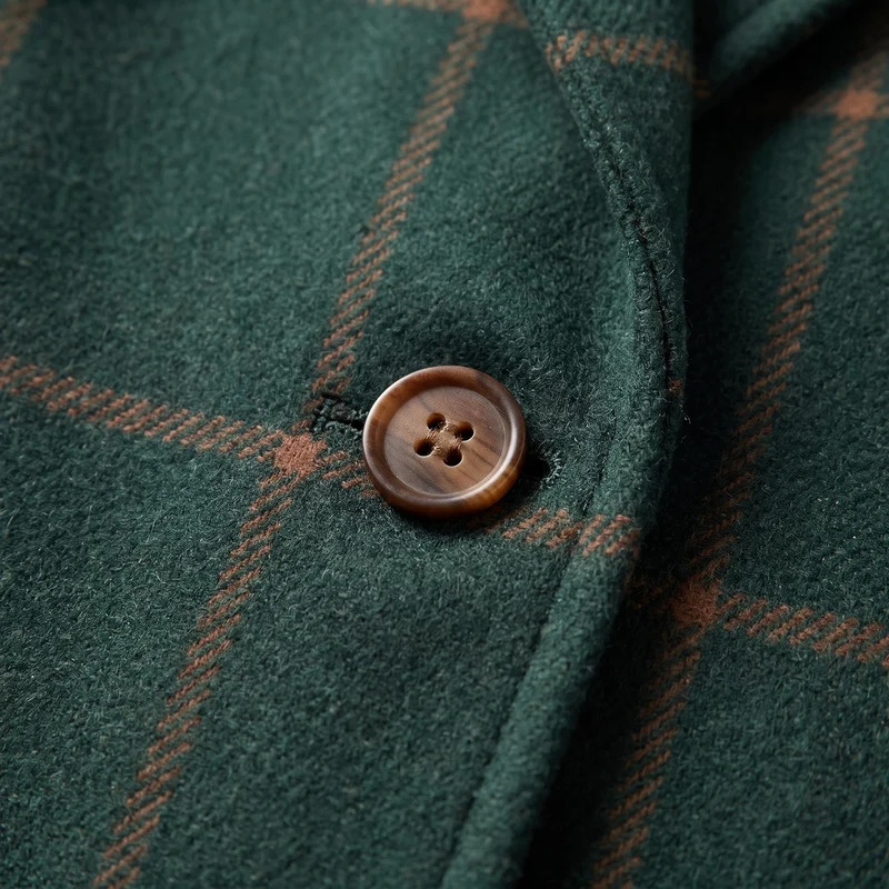 Charlotte | Classic and Stylish Checkered Trench Coat