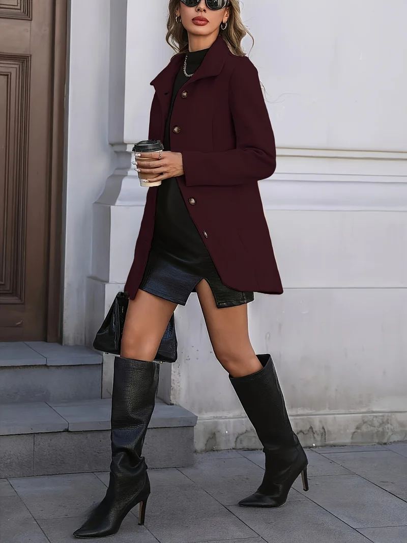 Sophie | Comfortable and Flattering Waist-Defining Mid-Length Trench Coat
