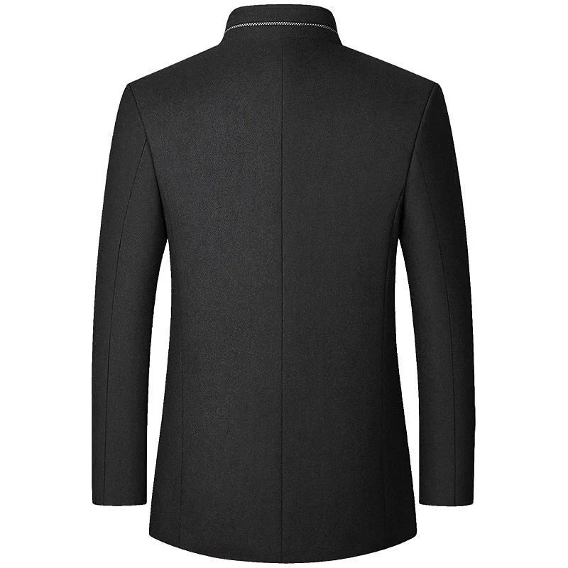 Felix | Elegant and Warm Stand-Collar Trench Coat