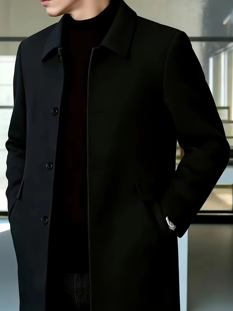 Elias | Timeless and Comfortable Single-Breasted Trench Coat