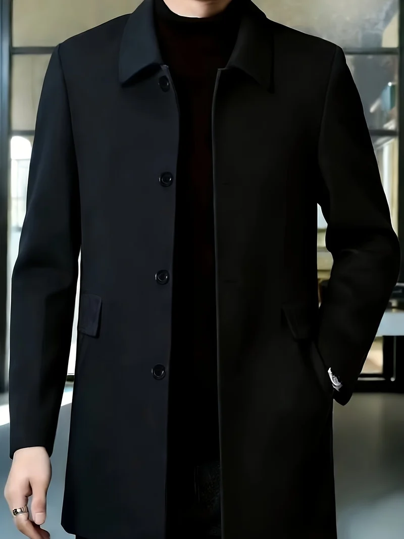 Elias | Timeless and Comfortable Single-Breasted Trench Coat