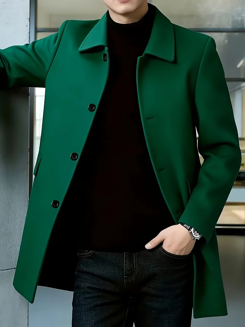 Elias | Timeless and Comfortable Single-Breasted Trench Coat