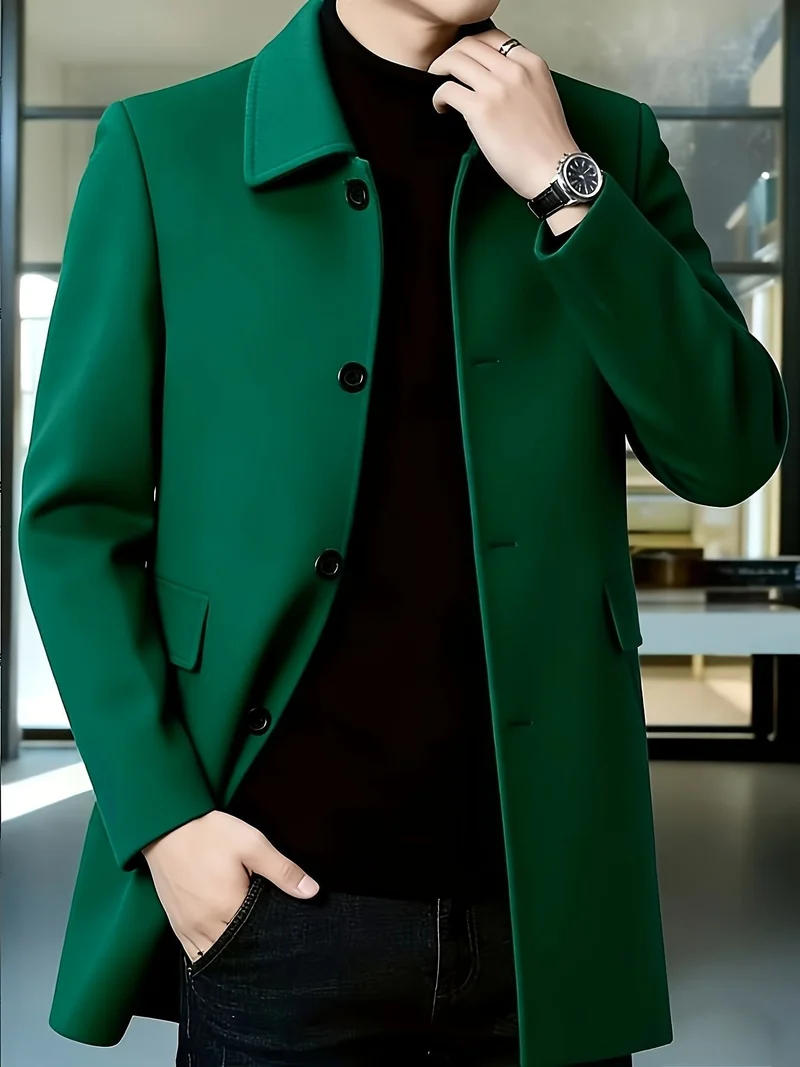 Elias | Timeless and Comfortable Single-Breasted Trench Coat