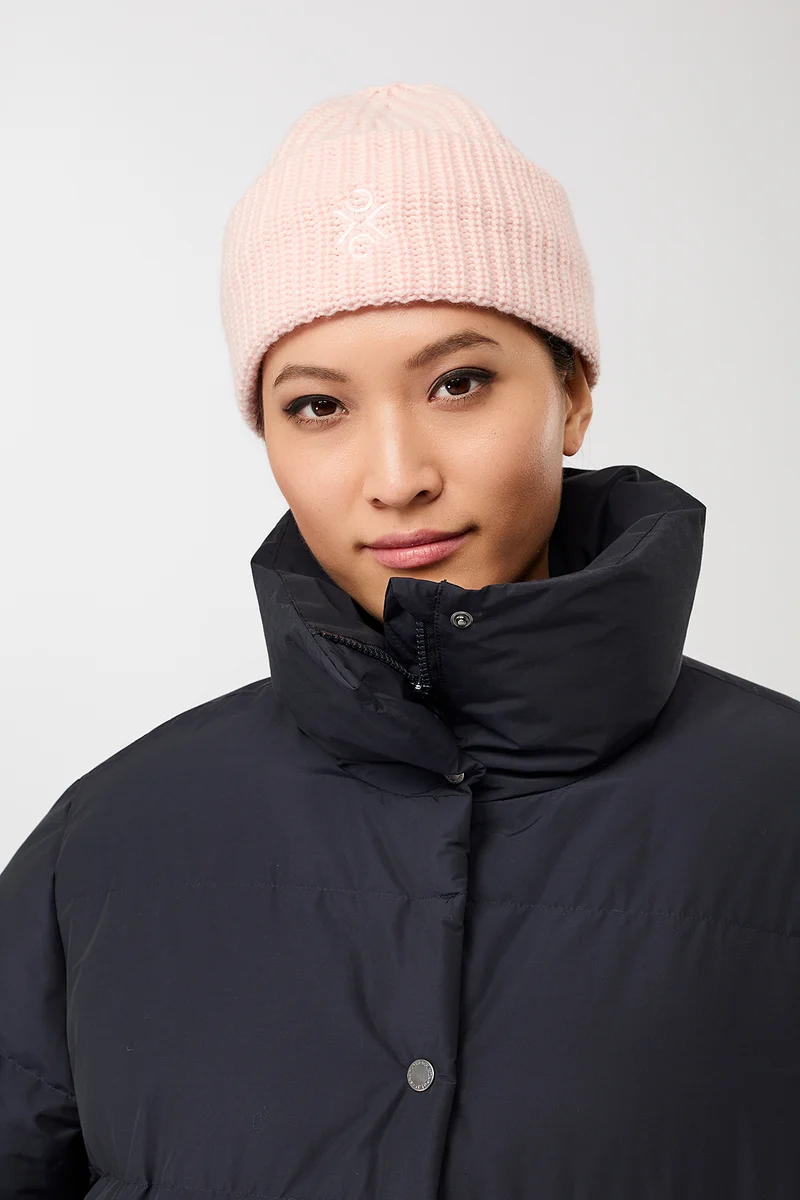 Jacke mit Stehkragen aus Eco Daune (Navy)
