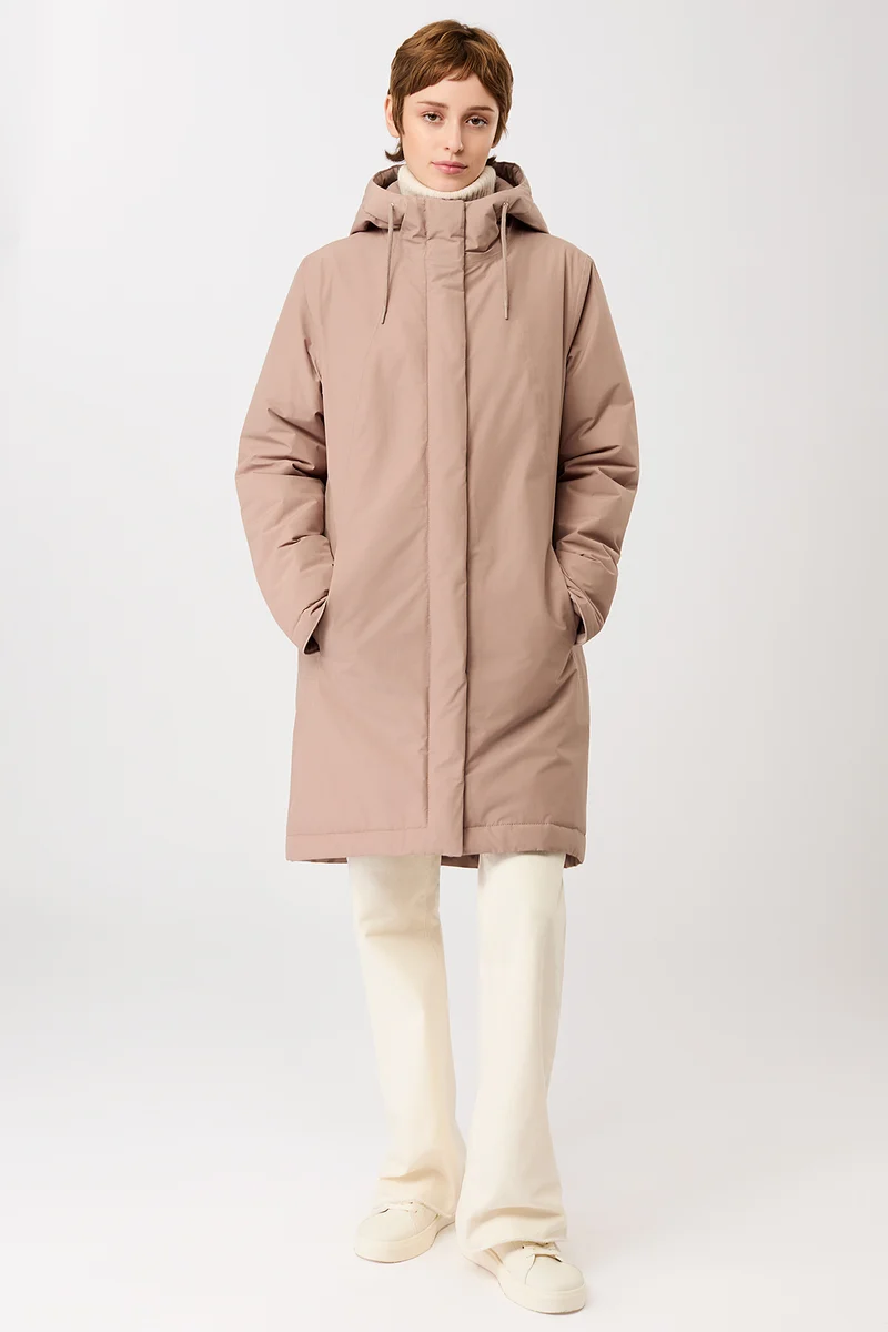 Wattierter Parka leicht tailliert (Cocoon)