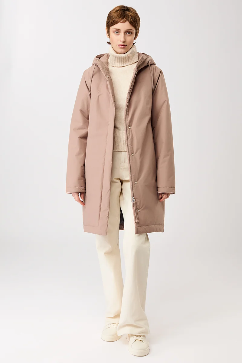 Wattierter Parka leicht tailliert (Cocoon)