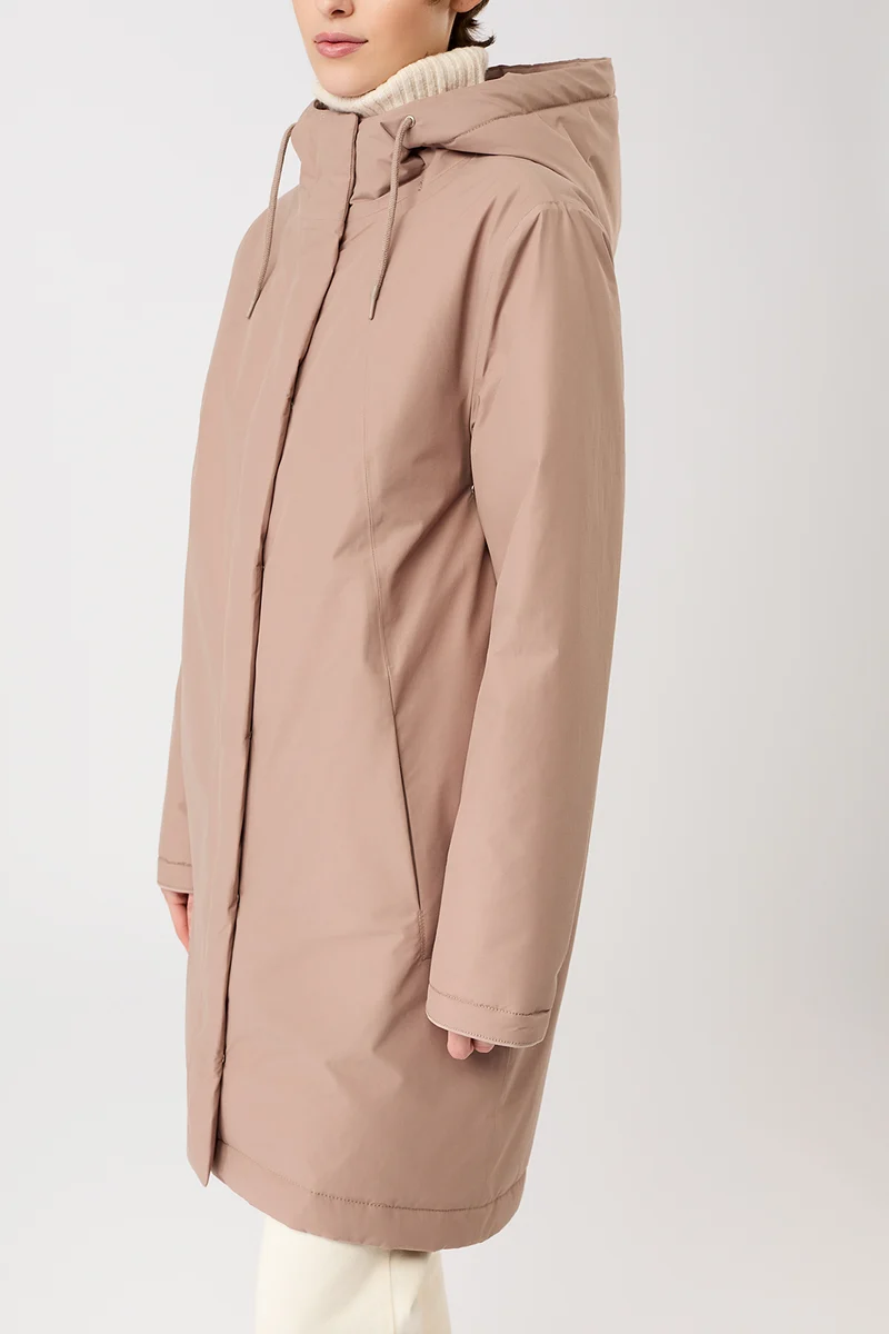 Wattierter Parka leicht tailliert (Cocoon)