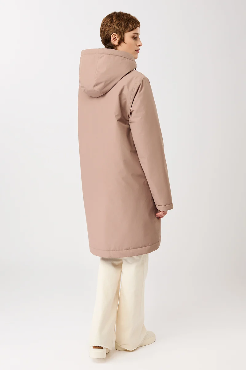 Wattierter Parka leicht tailliert (Cocoon)