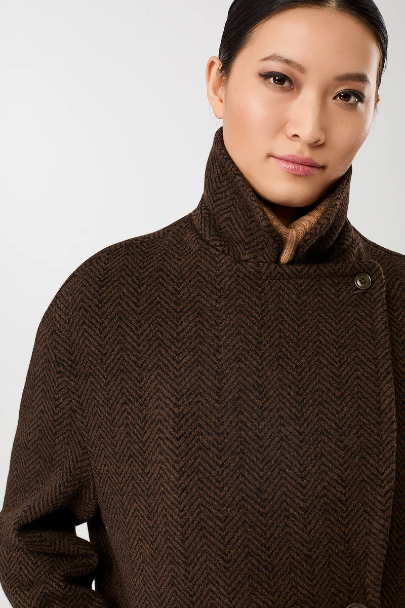 Cabanstyle in Herringbone (Coffee/Black)