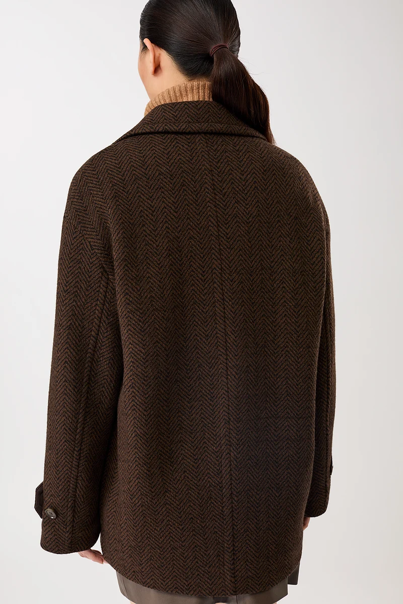 Cabanstyle in Herringbone (Coffee/Black)