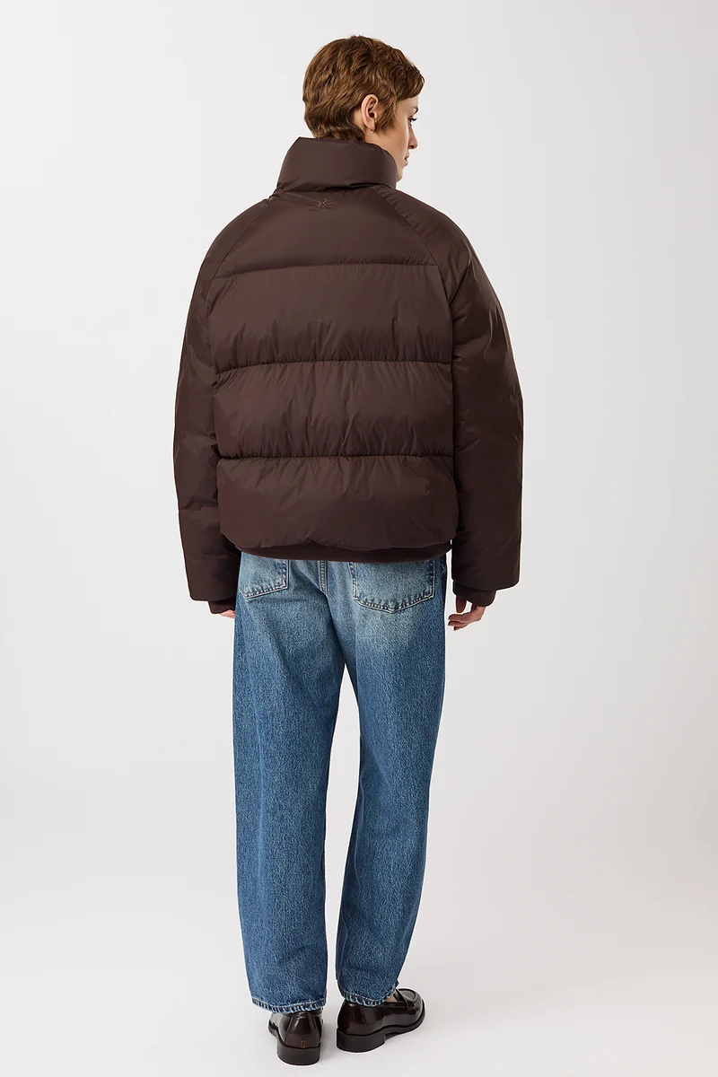 Lightweight Jacke aus Eco Daune (Coffee)