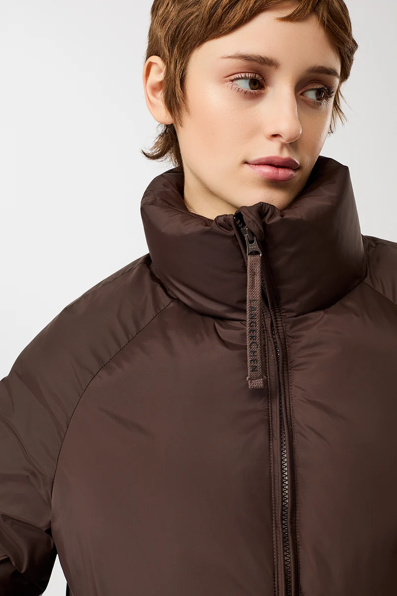 Lightweight Jacke aus Eco Daune (Coffee)