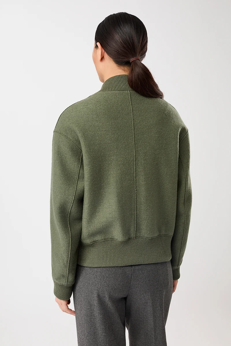 90er Bomber Style mit Rippe (Sencha)
