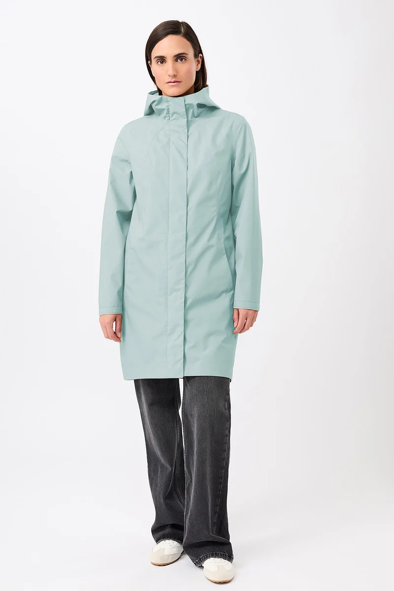Schmaler Regenparka mit verdecktem Reissverschluß (Flow)