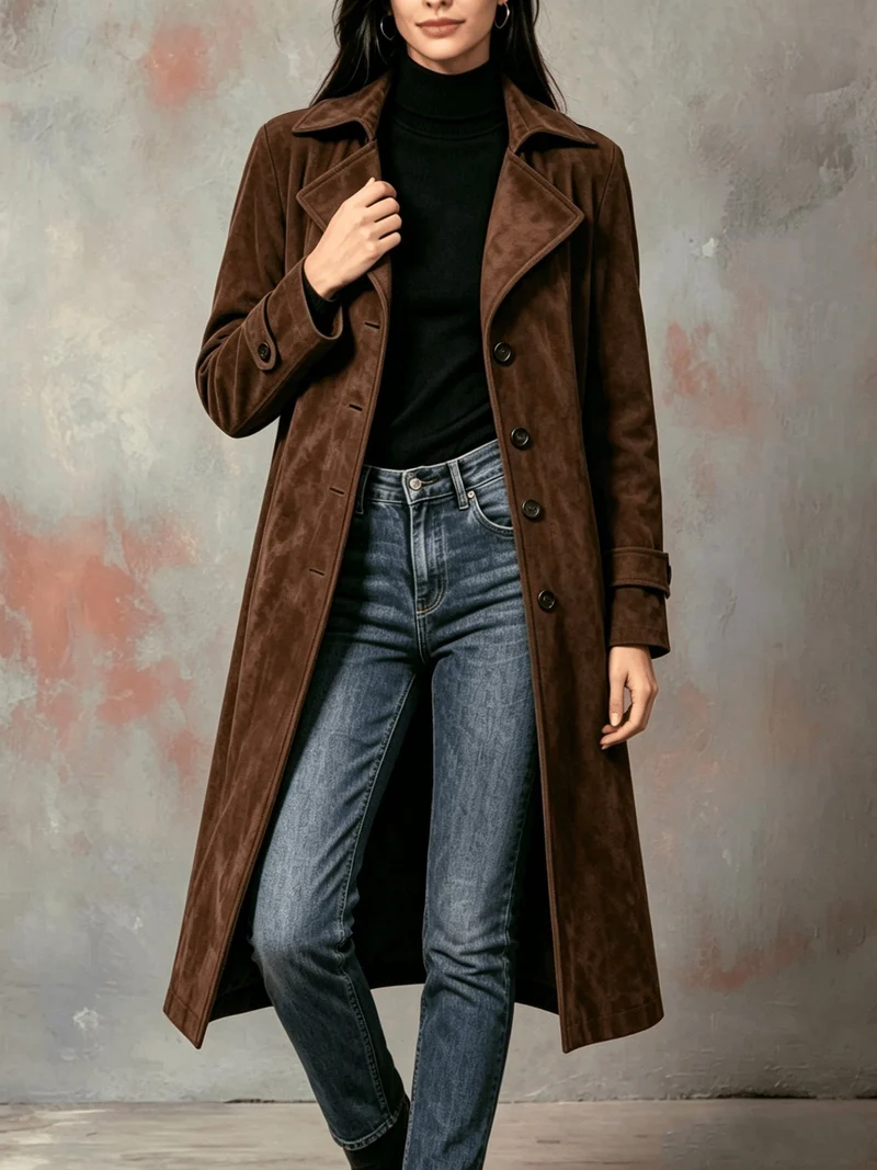 Alice | Stylish and Comfortable Longline Trench Coat