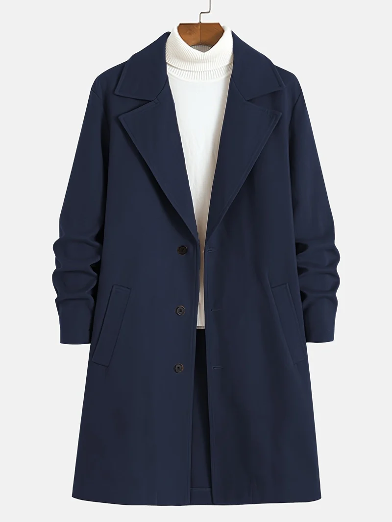 Samuel | Comfortable and Casual Longline Trench Coat