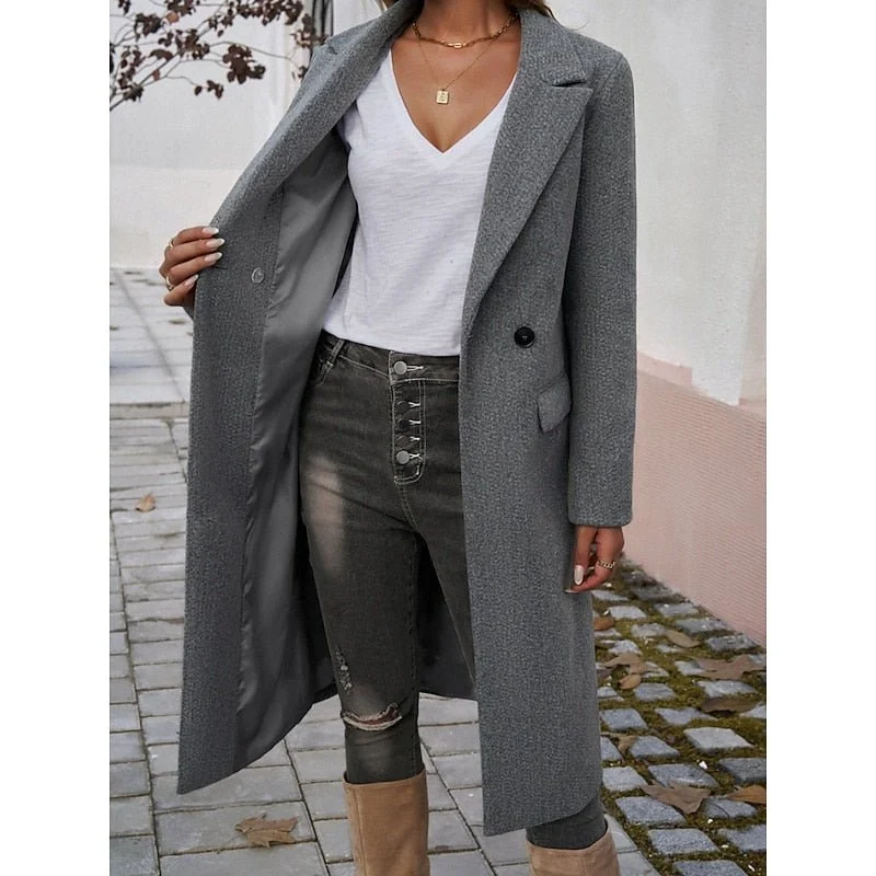 Amelia | Elegant and Comfortable Longline Trench Coat