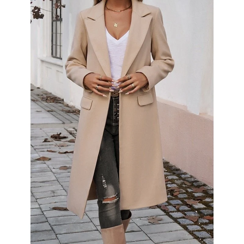 Amelia | Elegant and Comfortable Longline Trench Coat