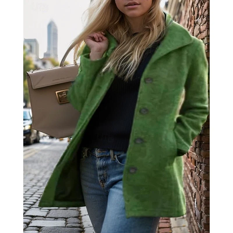 Sienna | Elegant and Warm Wool-Blend Trench Coat