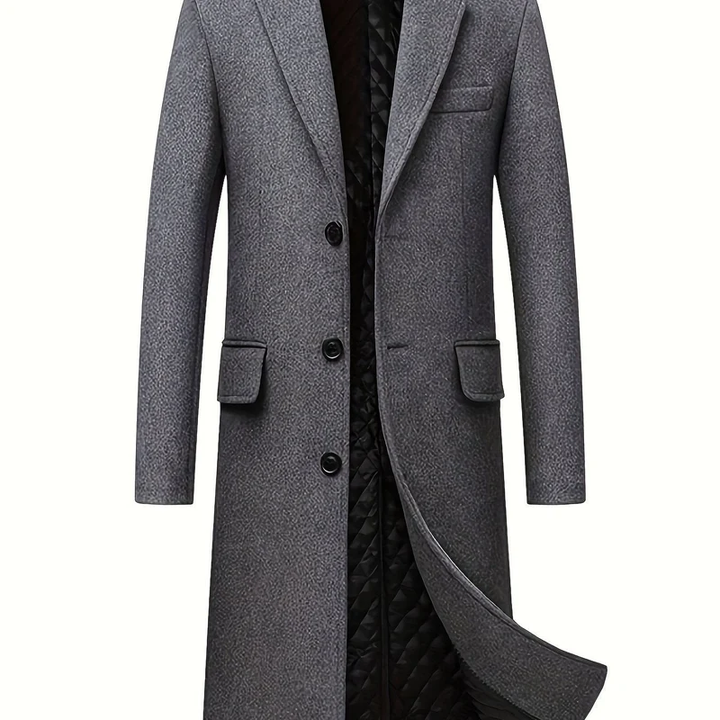 Nathan | Elegant and Warm Longline Trench Coat