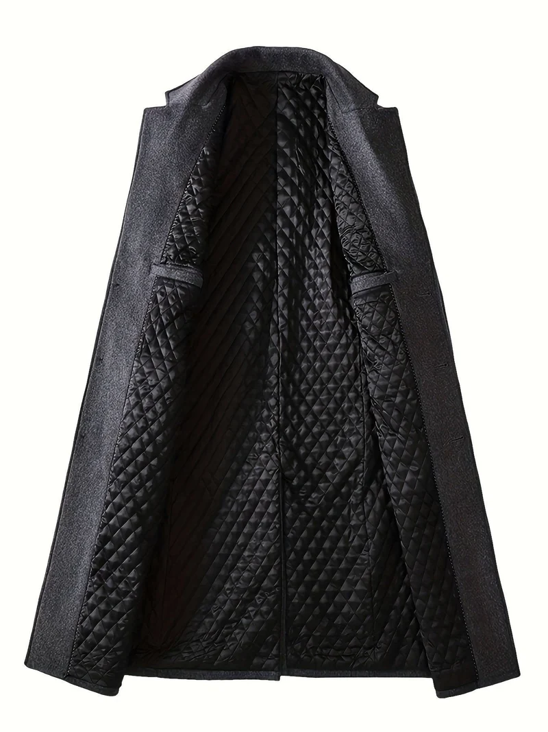 Nathan | Elegant and Warm Longline Trench Coat
