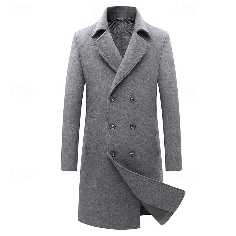 Alexander | Refined and Comfortable Wool-Blend Trench Coat