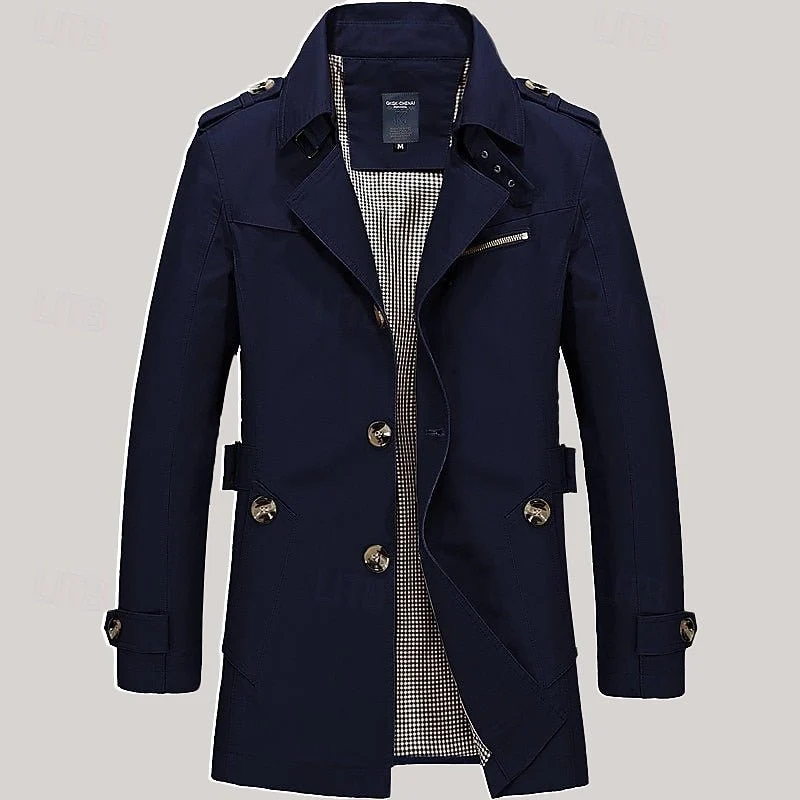 Julian | Classic and Versatile Men's Trench Coat