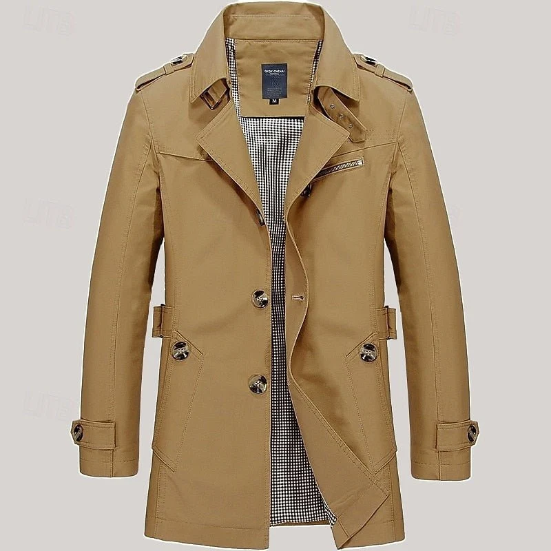 Julian | Classic and Versatile Men's Trench Coat