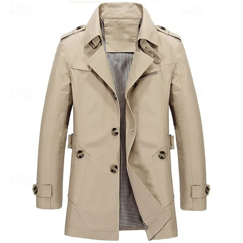 Julian | Classic and Versatile Men's Trench Coat