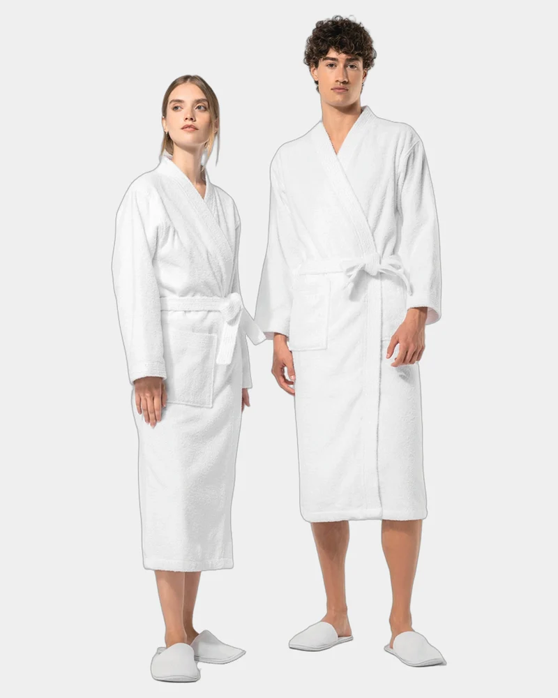Bademantel Baumwolle Frottee 400 g/m² zum Personalisieren