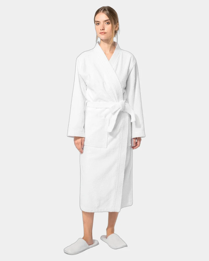 Bademantel Baumwolle Frottee 400 g/m² zum Personalisieren