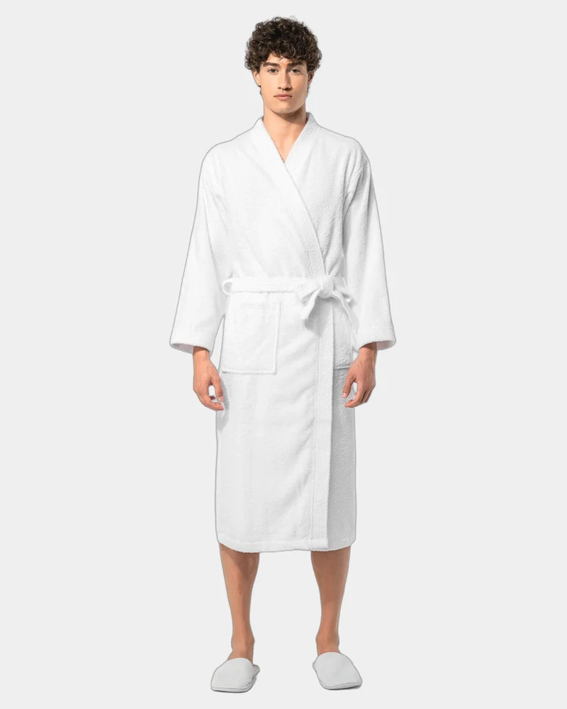 Bademantel Baumwolle Frottee 400 g/m² zum Personalisieren