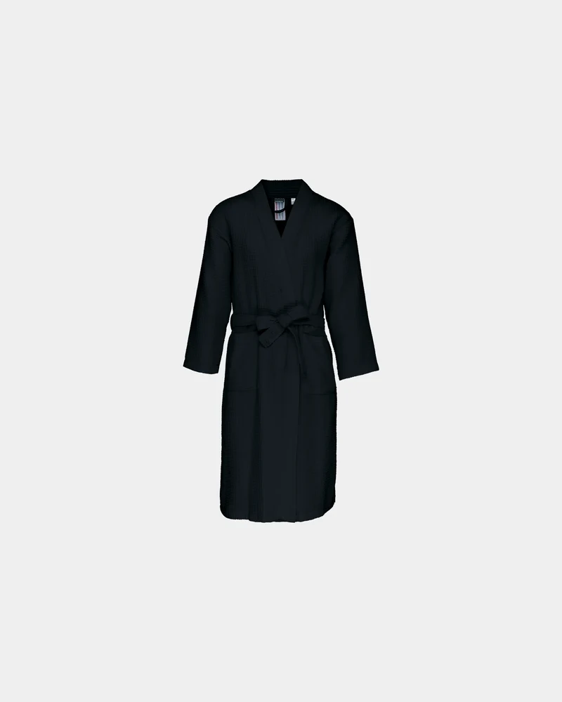 Bademantel Kimono Wabenstruktur 220 g/m² zum Personalisieren