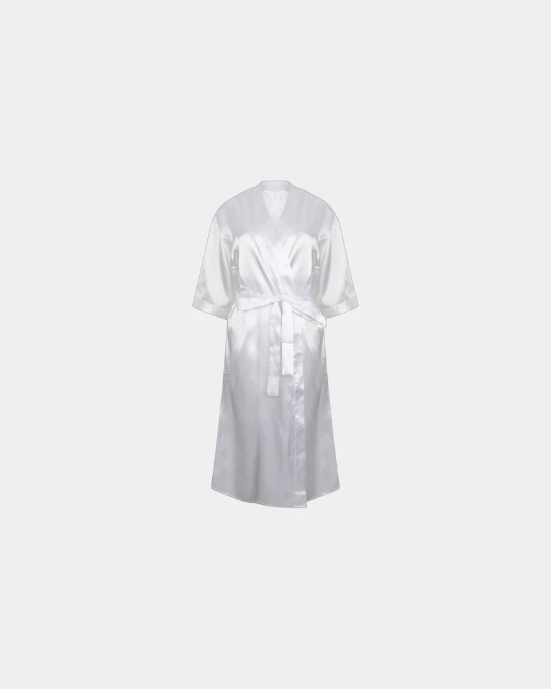Damen-Bademantel Satin Kimono-Stil zum Personalisieren