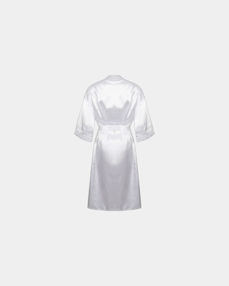 Damen-Bademantel Satin Kimono-Stil zum Personalisieren