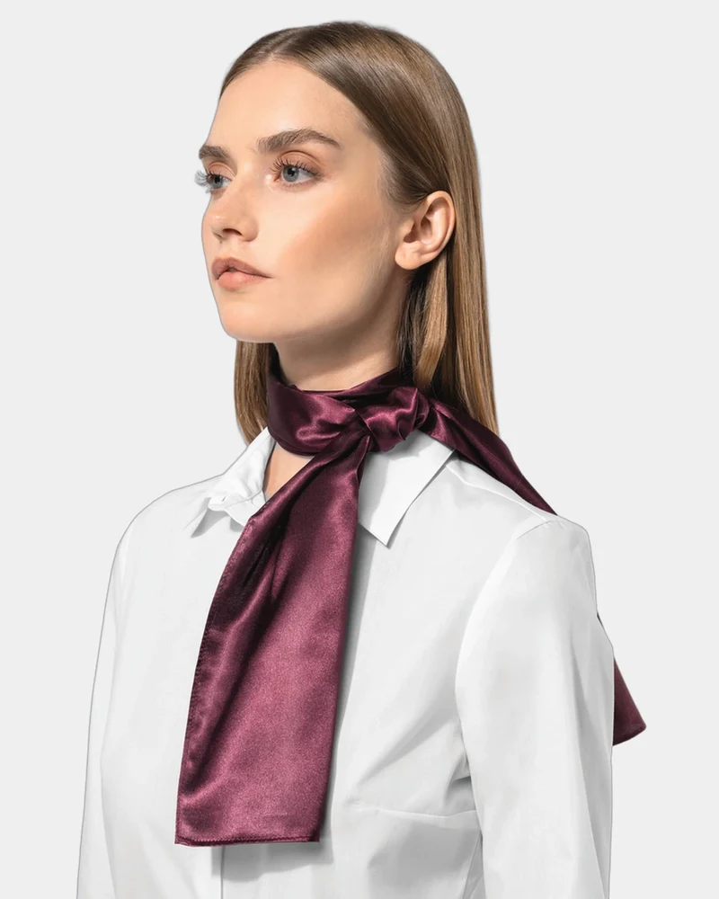 Halstuch aus Satin-Polyester für Damen zum Personalisieren