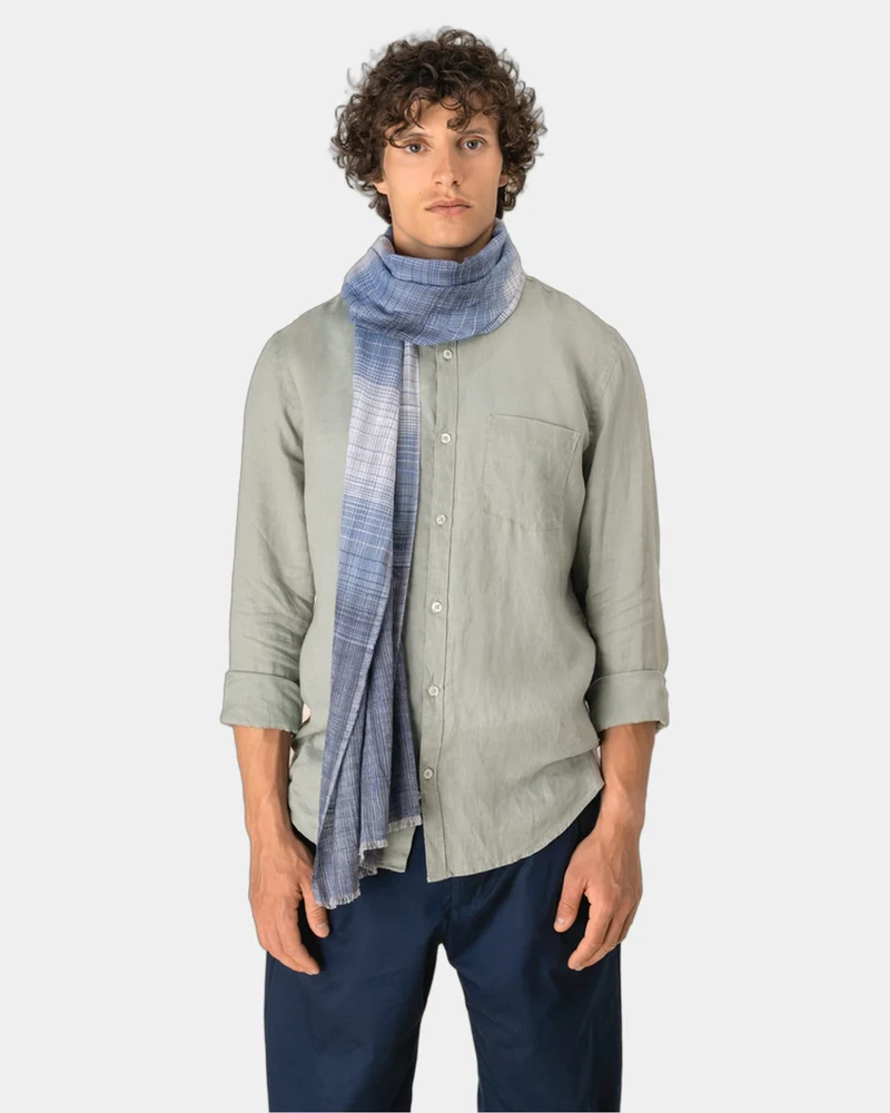 Schal Baumwolle gestreift unisex zum Personalisieren