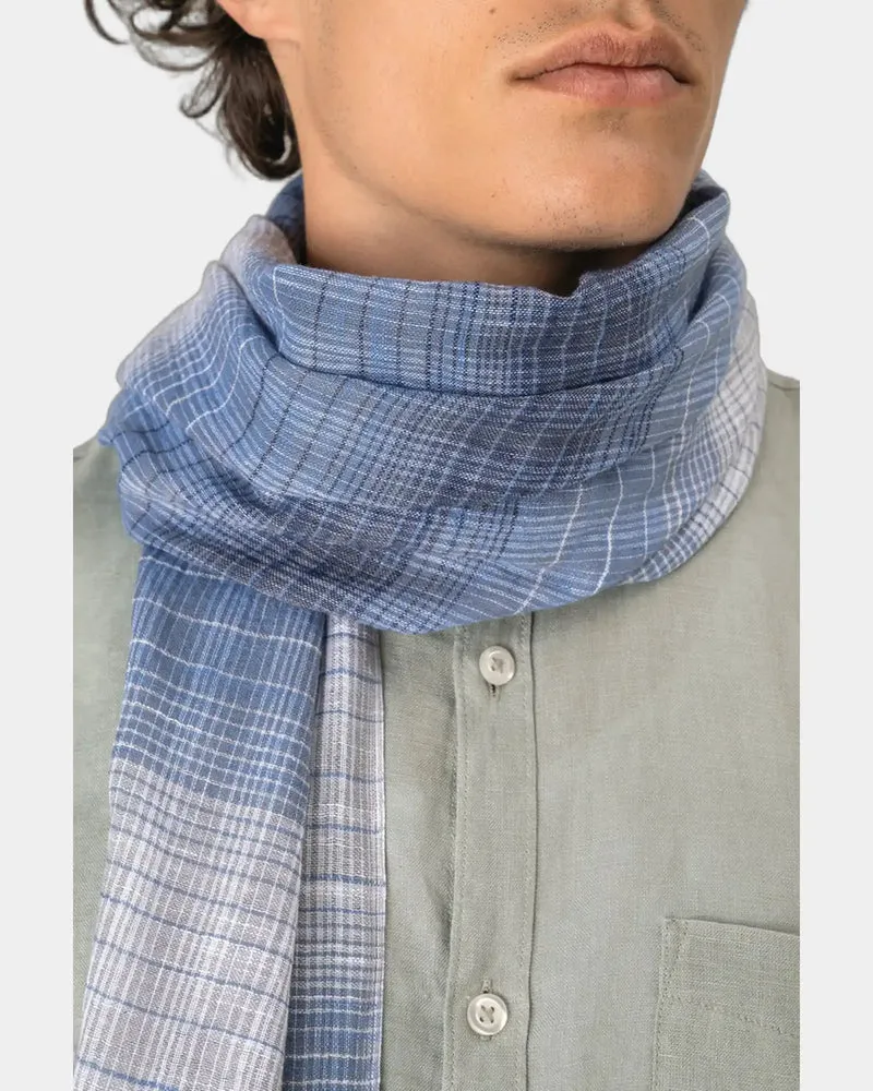 Schal Baumwolle gestreift unisex zum Personalisieren