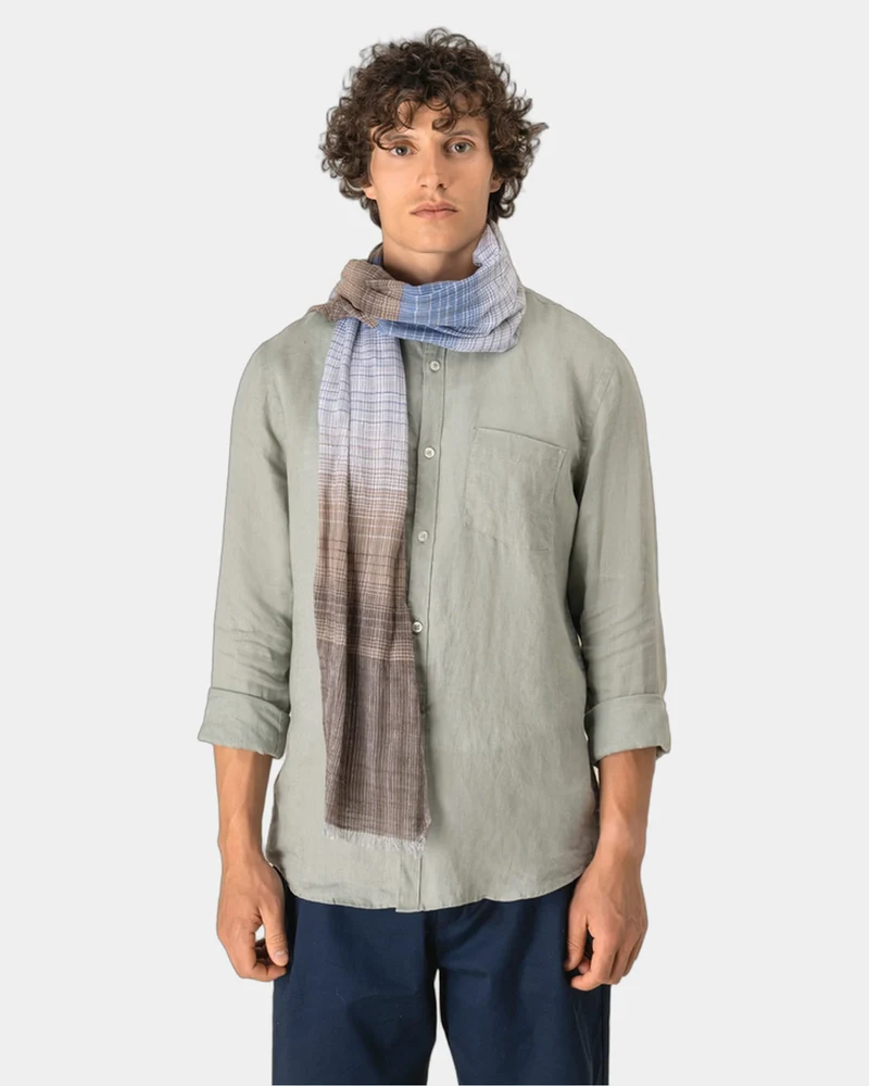 Schal Baumwolle gestreift unisex zum Personalisieren