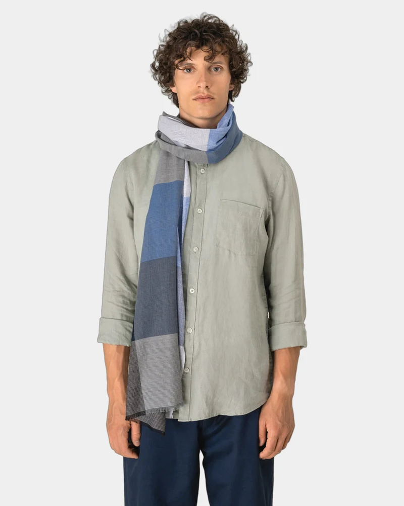 Schal Baumwolle kariert unisex zum Personalisieren
