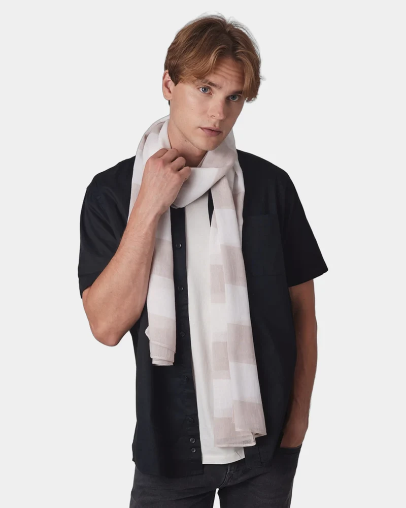 Schal Baumwolle gestreift 55g/m² zum Personalisieren