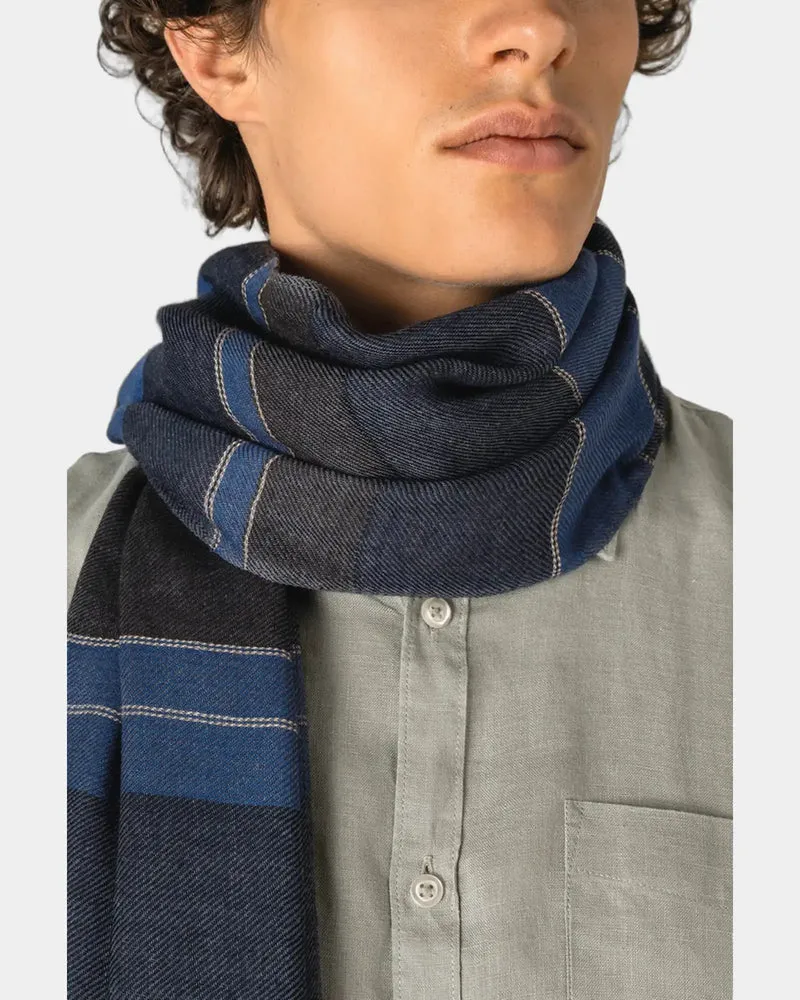 Schal reversibel Baumwolle Twill zum Personalisieren