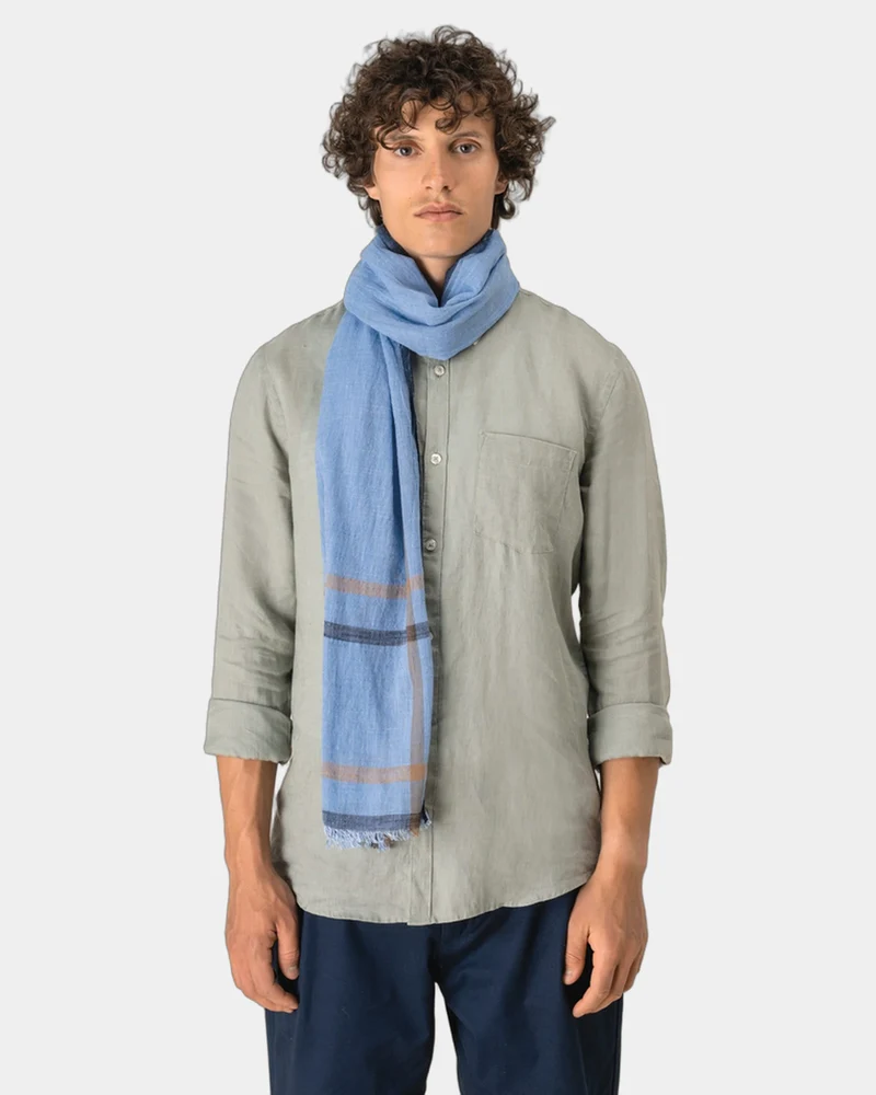 Schal gestreift Baumwolle unisex zum Personalisieren