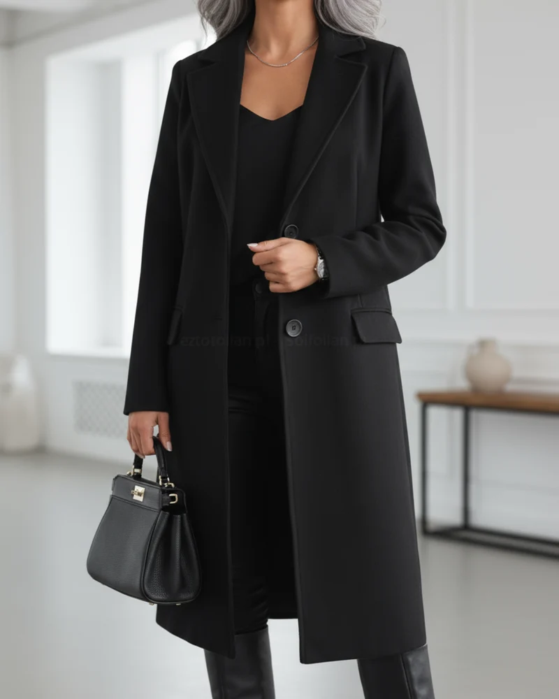 Eliza | Comfortable Longline Trench Coat For Timeless Everyday Style