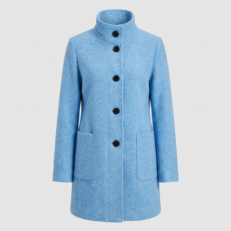 Charlotte | Refined Long Wool Trench Coat For Effortless Elegance
