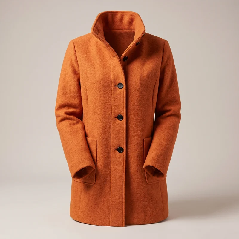Charlotte | Refined Long Wool Trench Coat For Effortless Elegance