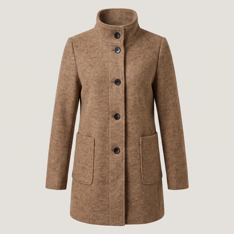 Charlotte | Refined Long Wool Trench Coat For Effortless Elegance