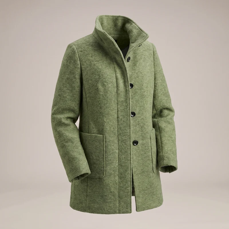 Charlotte | Refined Long Wool Trench Coat For Effortless Elegance