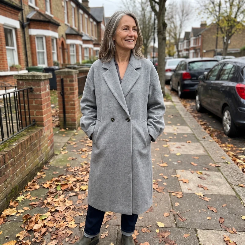 Mia | Elegant And Comfortable Long Winter Trench Coat
