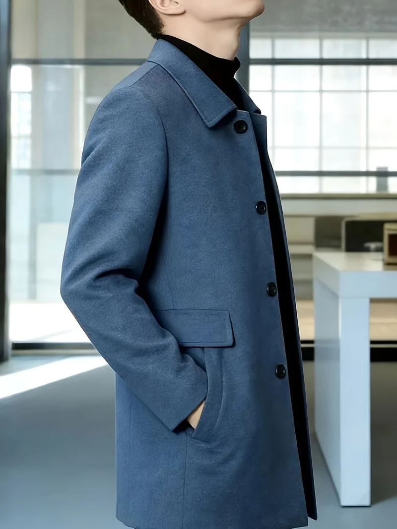 Oliver | Comfortable Single-Breasted Trench Coat For Effortless Style